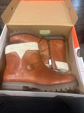 JSport Women's Ankle Boots - Color Brown - Size 9- .com,